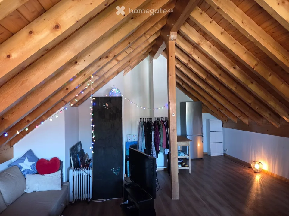 Large 44 m2 room on the floor of a 3-person shared apartment