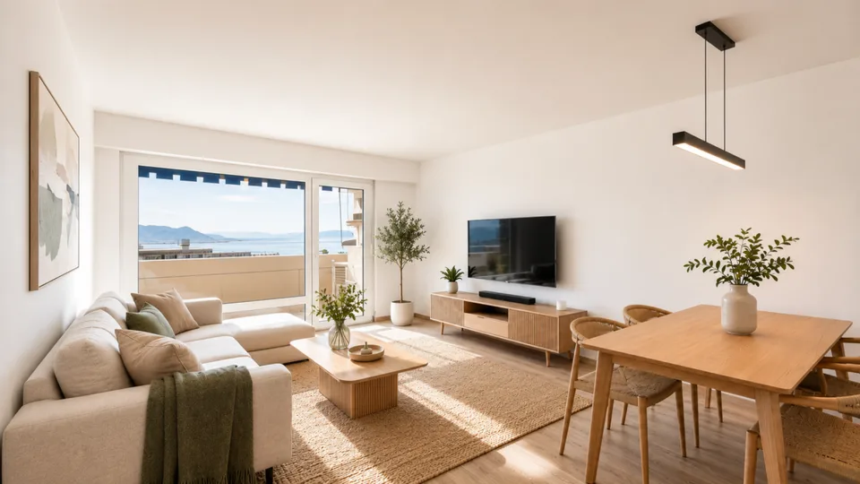 Bel appartement rénové 3.5 pièces avec magnifique vue sur le lac