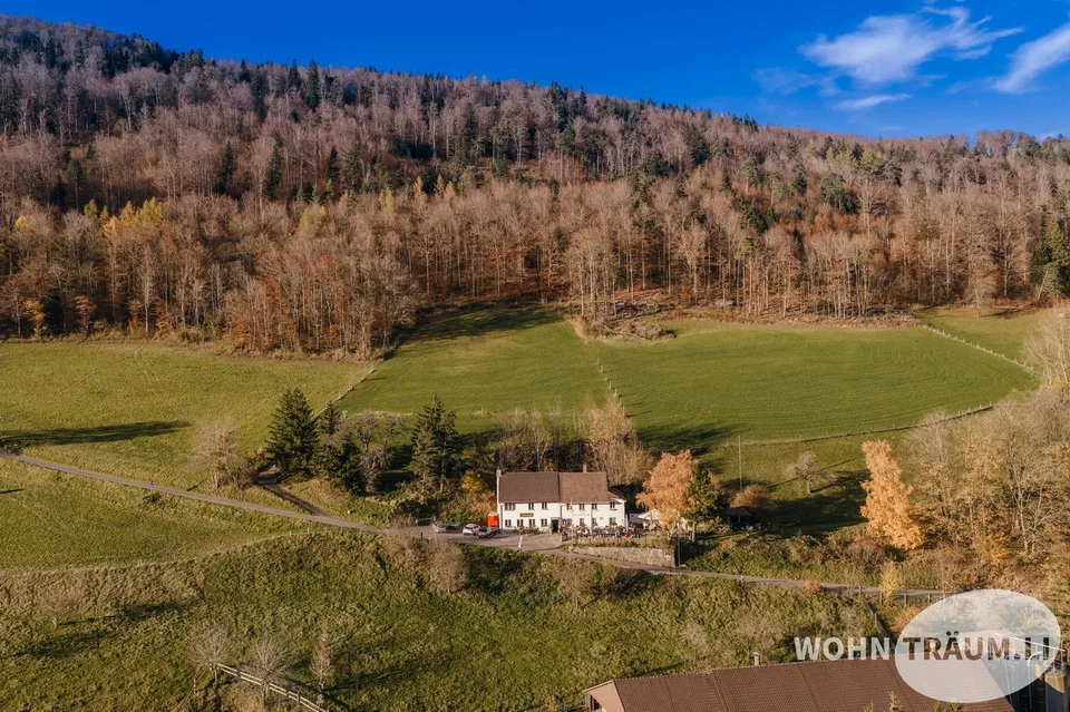 Voll erschlossene Bauparzelle (bebaut) mit Aussicht in Hauenstein-Ifenthal kaufen