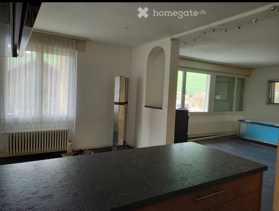 Maison de famille charmante à Walkringen – vivre avec une vue lointaine et confort