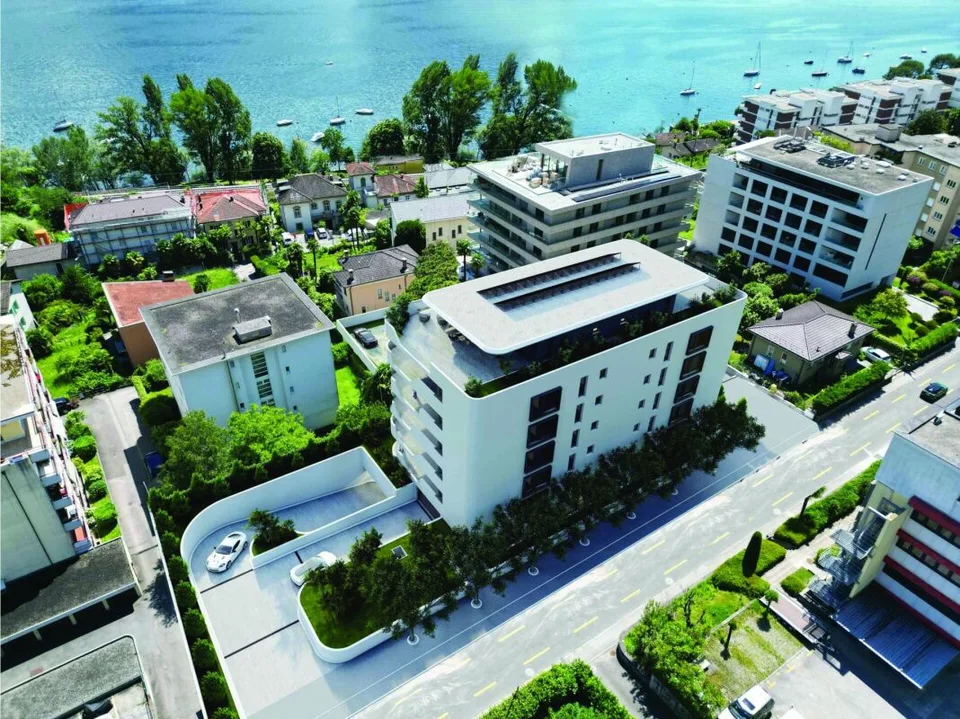 Moderne 3.5-Zi.-Wohnung mit grosszügiger Terrasse und Seesicht
