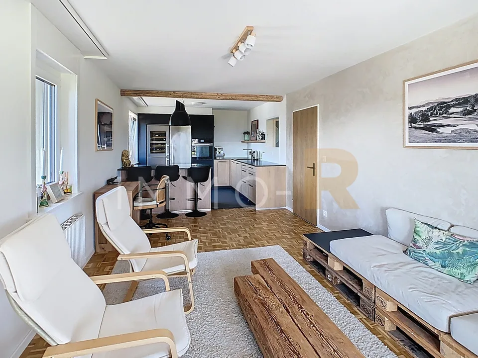 Prächtiges 3.5-Zimmer-Wohnung komplett renoviert