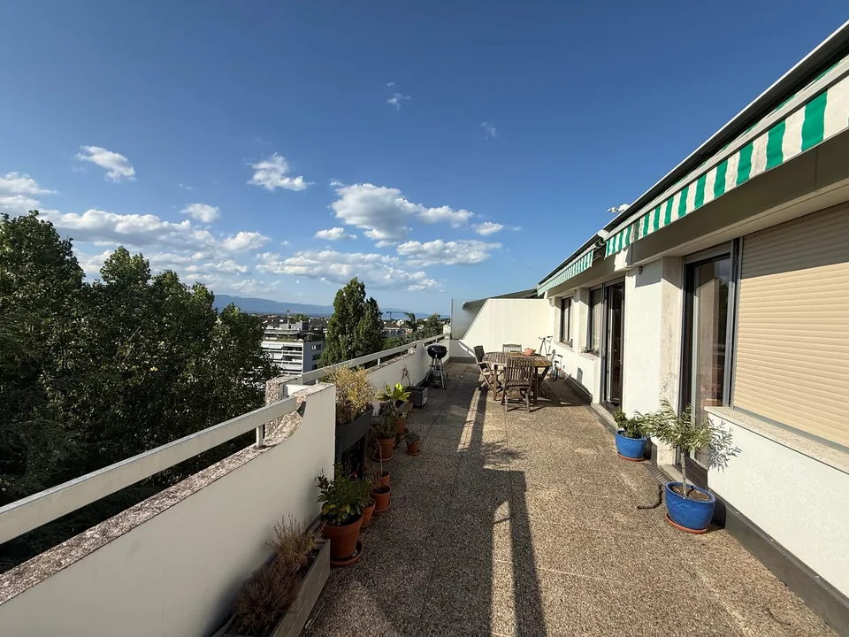 Magnifique appartement en attique de 7 pièces avec vue lac