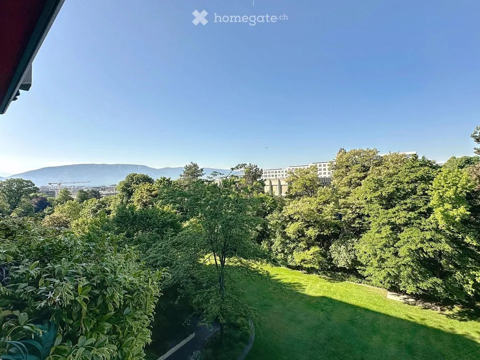 Lumineux 5 pièces avec balcon en plein cœur des organisations internationales, vue sur jardin