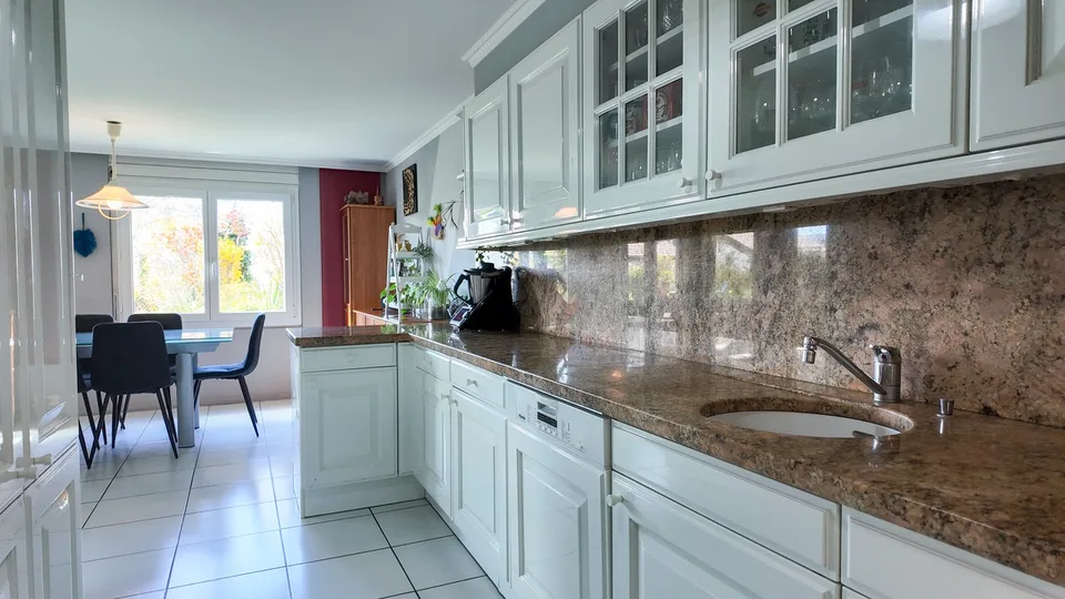 Charmant duplex avec jardin et vue sur lac et montagnes