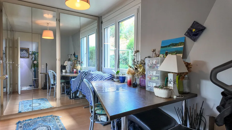 Charmant duplex avec jardin et vue sur lac et montagnes