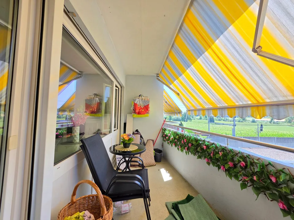 Delizioso appartamento 3 locali con balcone ad Aarburg!