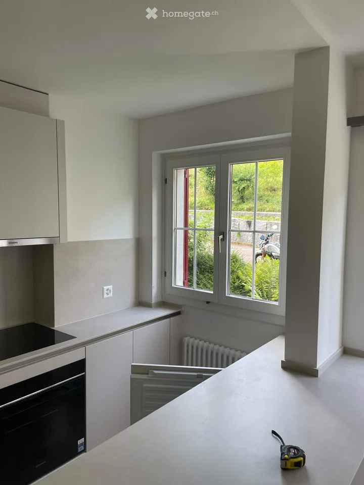 Bright, newly renovated 4.5-room apartment in a quiet location in Meilen with a large terrace