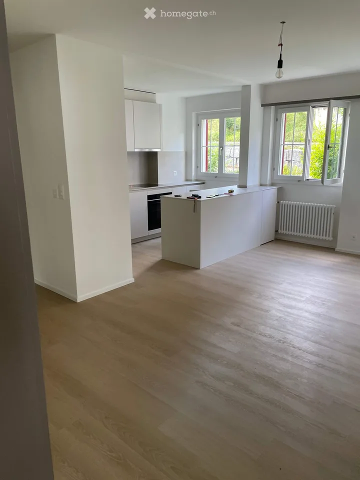 Bright, newly renovated 4.5-room apartment in a quiet location in Meilen with a large terrace