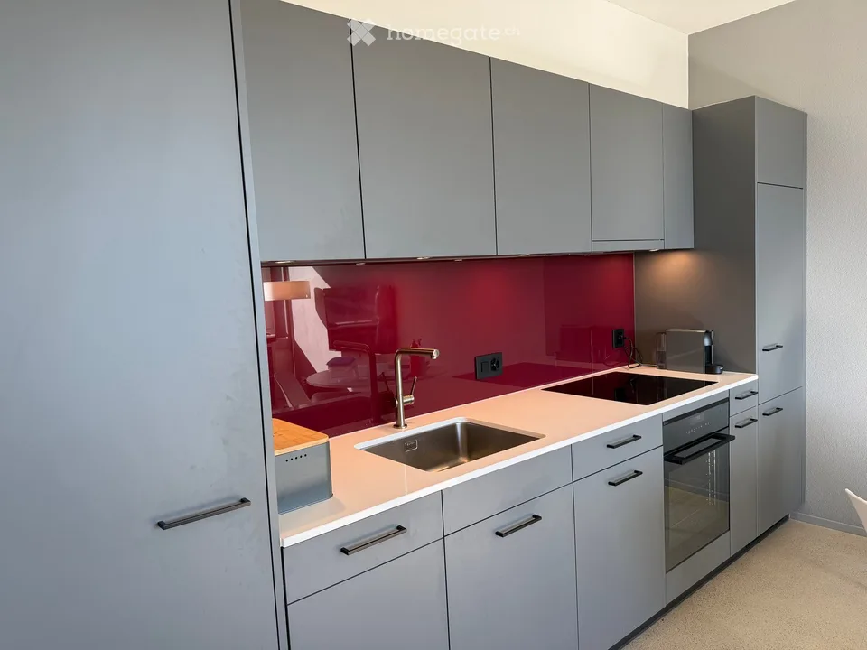 Moderne 2-Zimmer-Wohnung mit atemberaubendem Ausblick in Oerlikon
