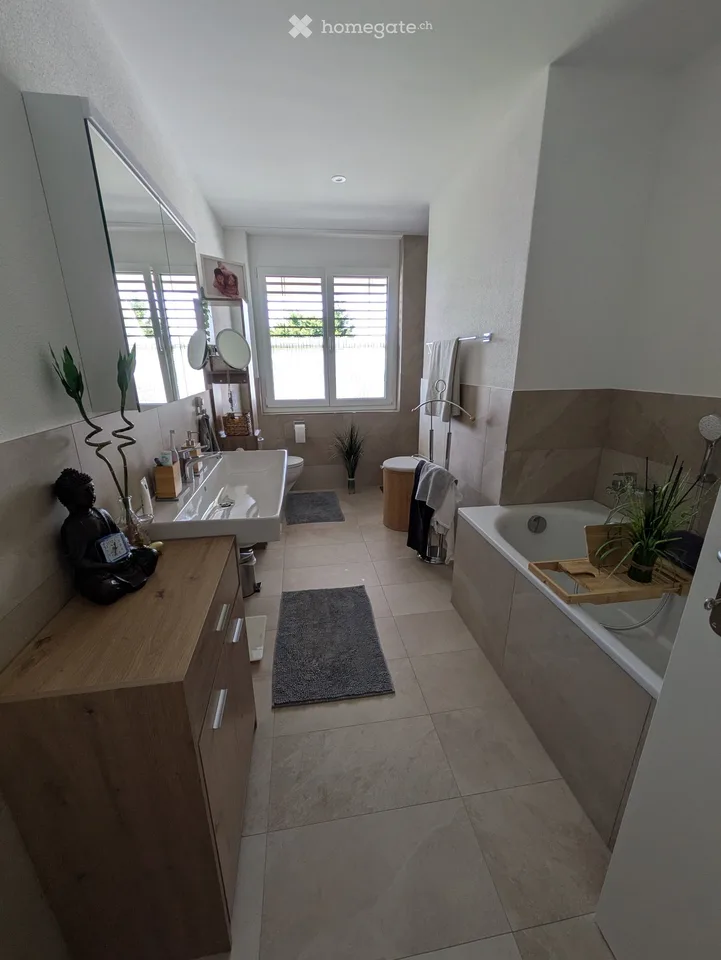 Modern 5.5-room single-family house, quiet location, idyllic flair with mountain view