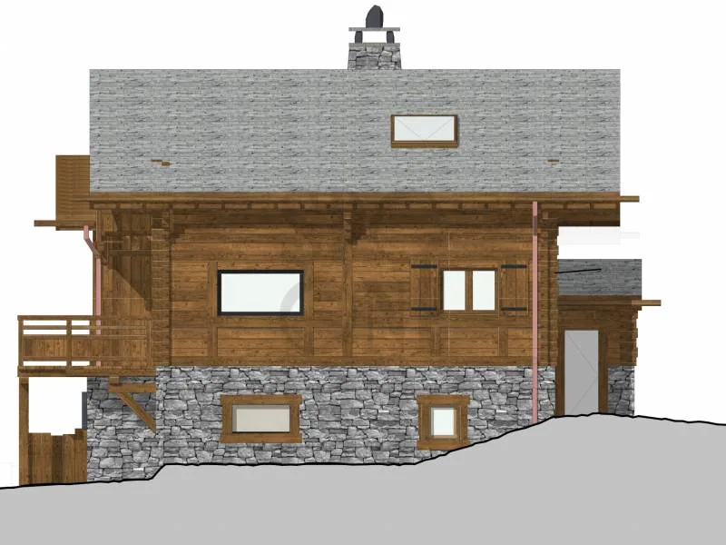 Located in the heart of Verbier, chalet under construction
