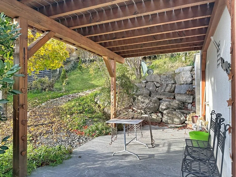 Prachtvolle Architekten-Villa mit spektakulärer Panoramablick auf die Ebene und die Dents-du-Midi
