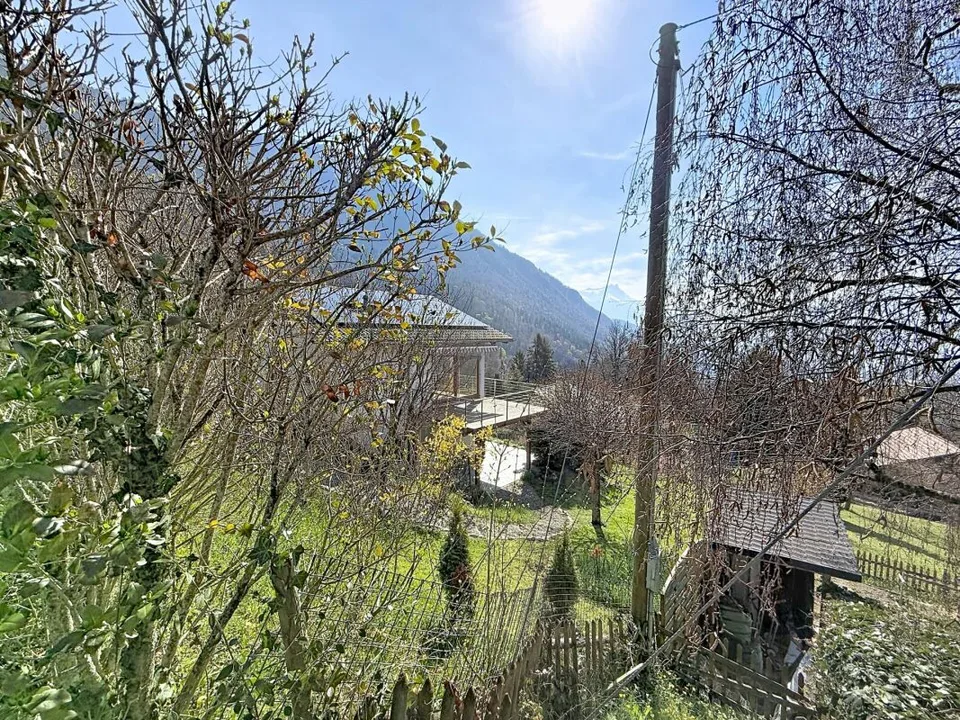 Prachtvolle Architekten-Villa mit spektakulärer Panoramablick auf die Ebene und die Dents-du-Midi