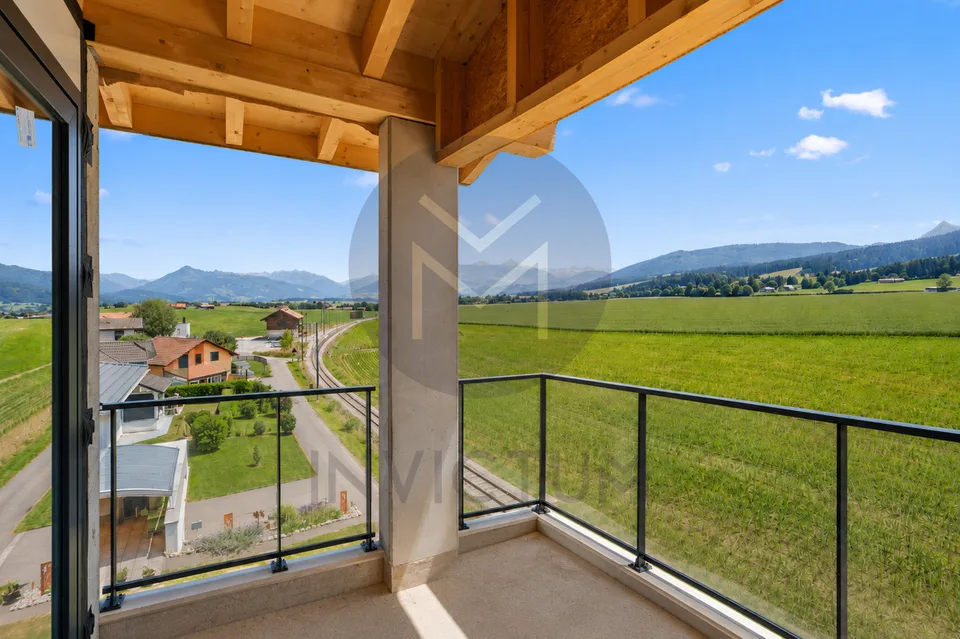 New apartment - 2 balconies - www.loreedumoleson.ch - 3.5 86m2