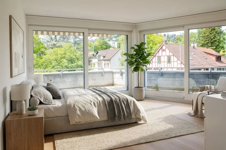 Vivre avec une vue panoramique. Spacieux, exclusif et complètement rénové