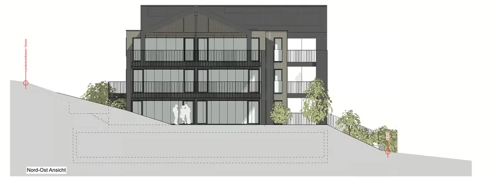 Neubauprojekt: 4.5-Zimmer-Erdgeschosswohnung in Untereggen