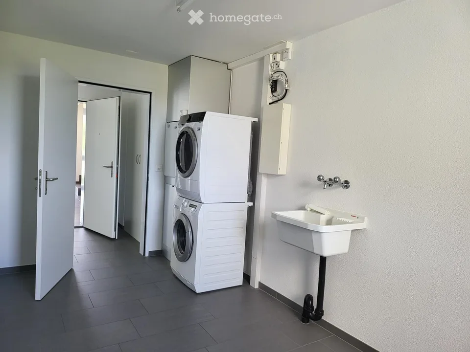 A gem, like in an owner-occupied apartment with a magnificent view of the greenery in Kirchdorf