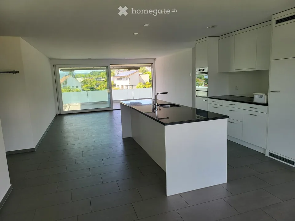 A gem, like in an owner-occupied apartment with a magnificent view of the greenery in Kirchdorf