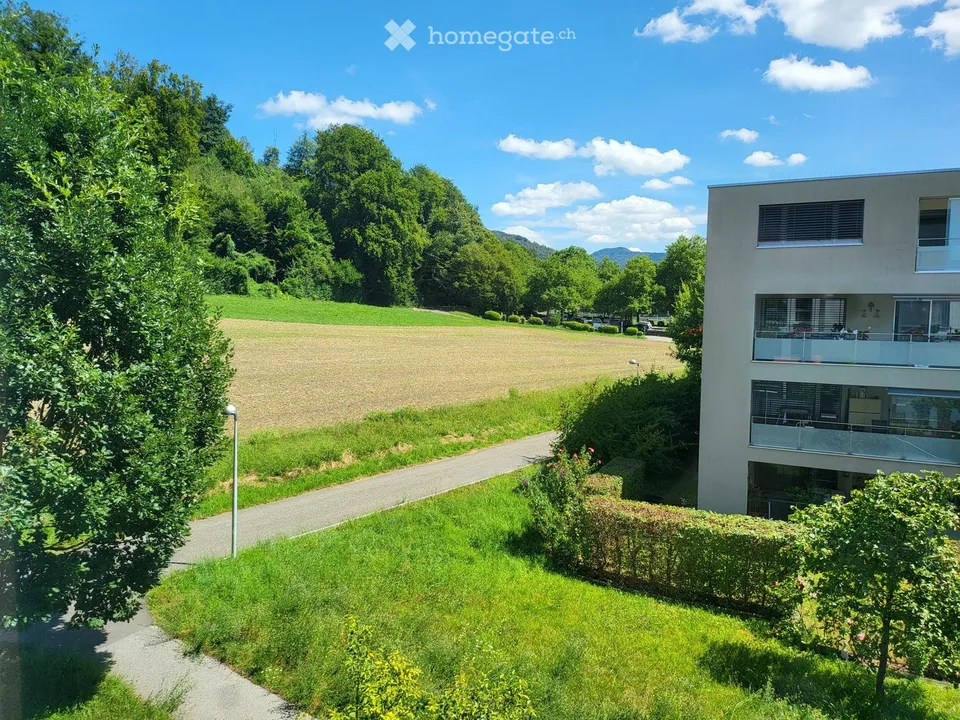 A gem, like in an owner-occupied apartment with a magnificent view of the greenery in Kirchdorf