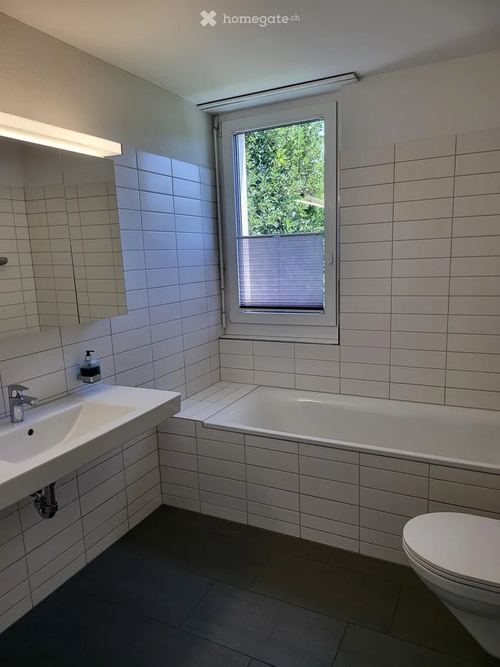 A gem, like in an owner-occupied apartment with a magnificent view of the greenery in Kirchdorf