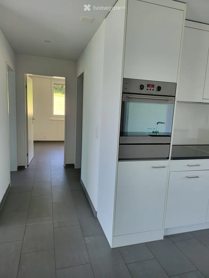 A gem, like in an owner-occupied apartment with a magnificent view of the greenery in Kirchdorf