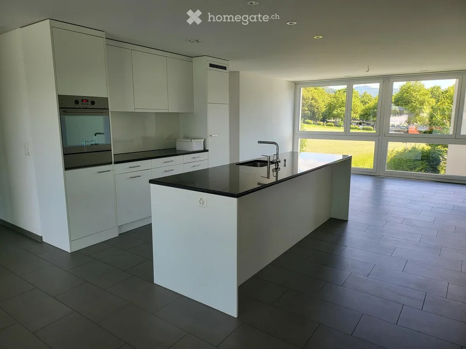 A gem, like in an owner-occupied apartment with a magnificent view of the greenery in Kirchdorf