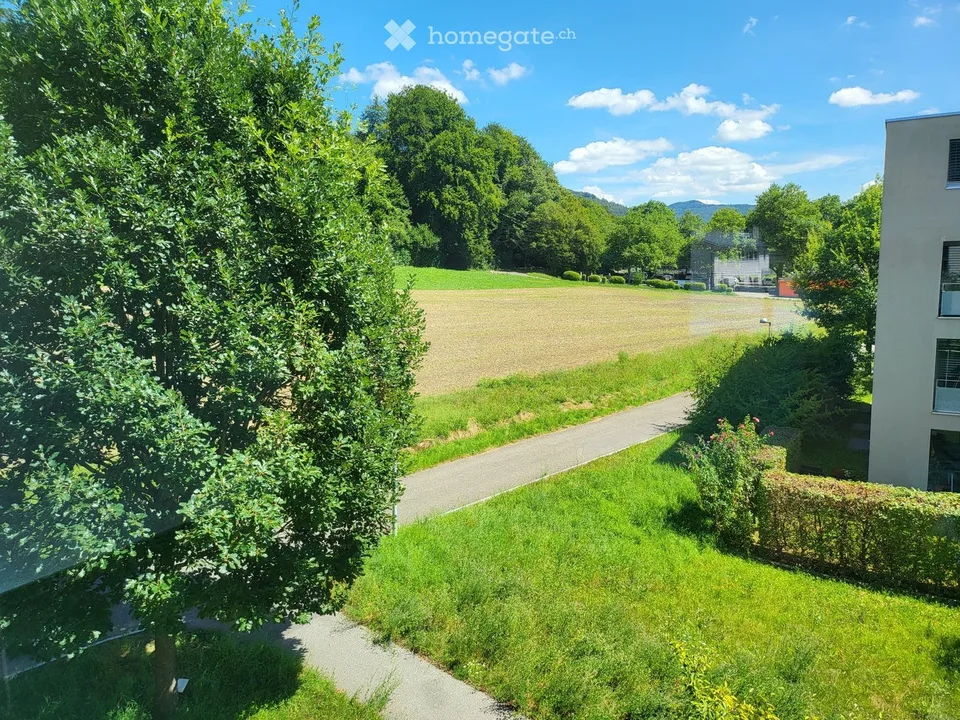 A gem, like in an owner-occupied apartment with a magnificent view of the greenery in Kirchdorf