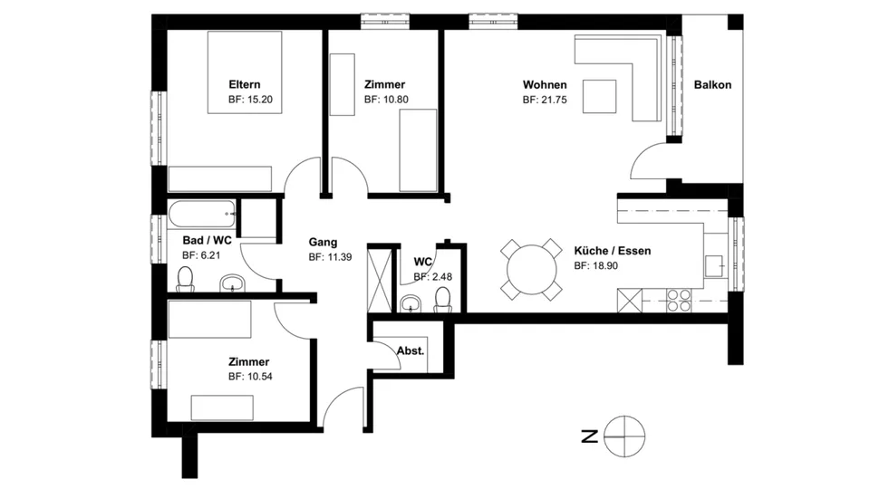 Lots of space to feel good - indoors and outdoors