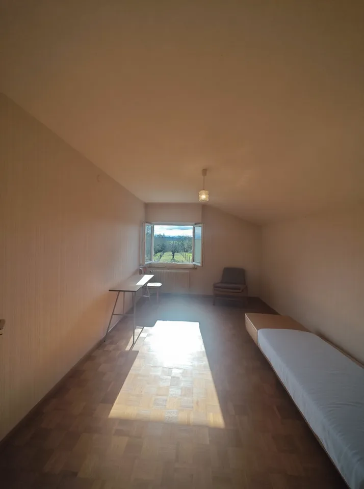 5 bedroom family house with large garage and garden, close to Swiss border