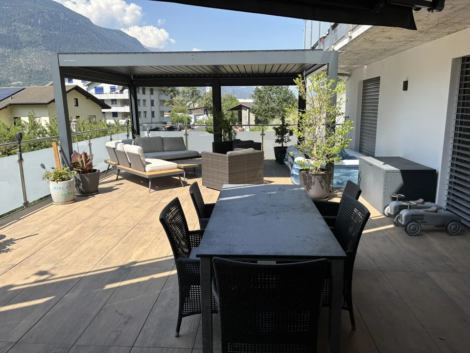 Appartamento a terrazza nuovo a vendere a Lalden