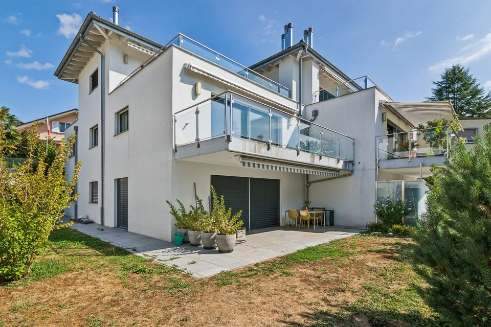 Appartement moderne dans un immeuble Minergie à Chailly