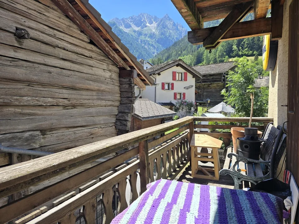 A Place of Life and Opportunities in the Heart of Val Ferret: Mixed-Use Building, Café-Restaurant and 3 Apartments, Barn and Garden