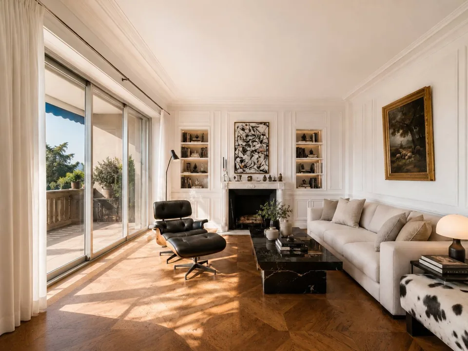 In the heart of Ouchy, 7-room apartment with lake view