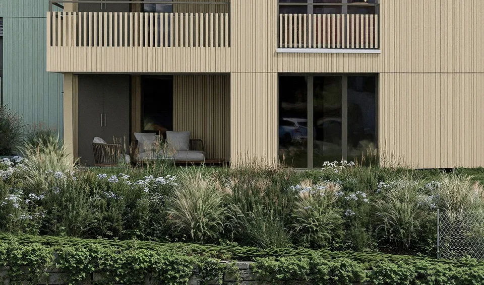 Wohnen mit Garten und eigenem Hochbeet