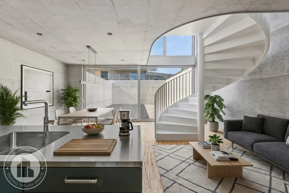 Abitazione in townhouse di lusso con atrio mozzafiato e design moderno