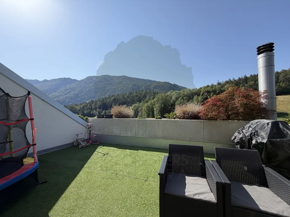 Prächtige renovierte 5,5-Zimmer-Wohnung mit Terrasse und Aussicht