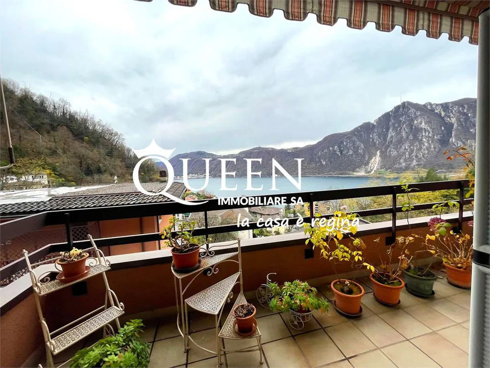 Campione d'Italia: 3-Zimmer-Wohnung, 70 m², mit herrlicher Aussicht