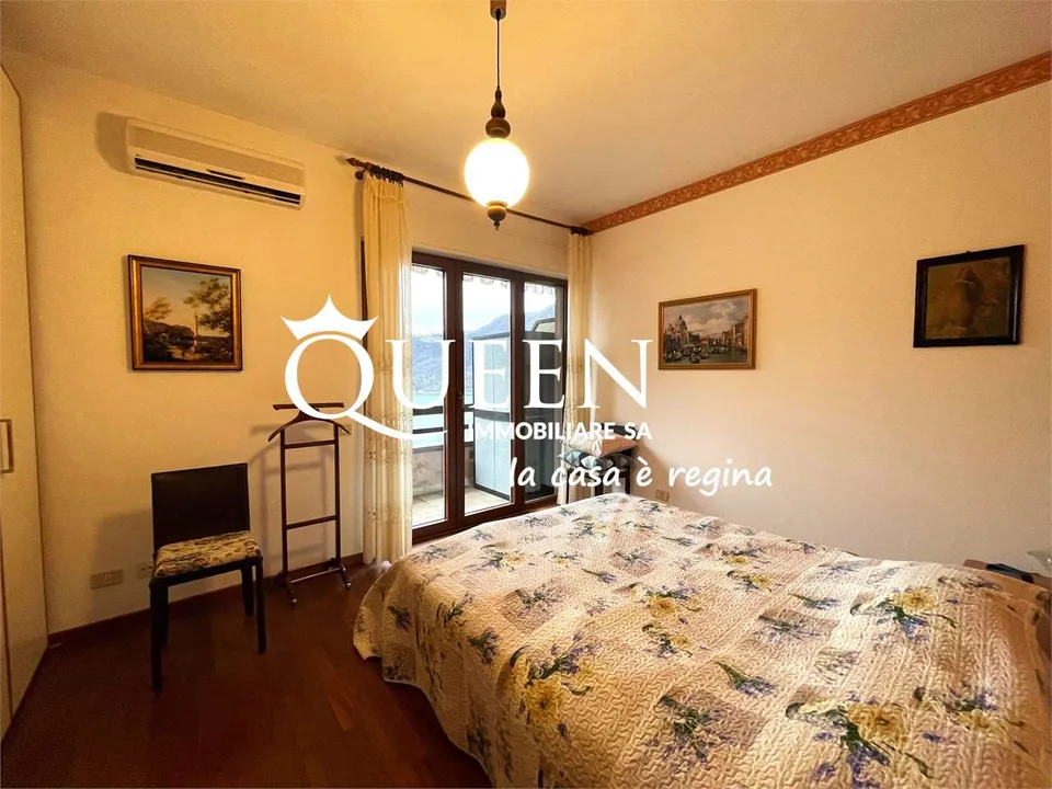 Campione d'Italia: 3-Zimmer-Wohnung, 70 m², mit herrlicher Aussicht