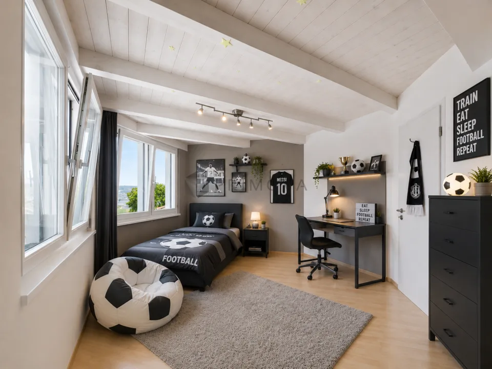 Lots of light. Lots of free space. Lots of room for life.