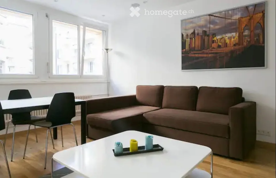 Furnished Apartment in Geneva (Eaux-Vives) / Appartement meublé à Eaux-Vives