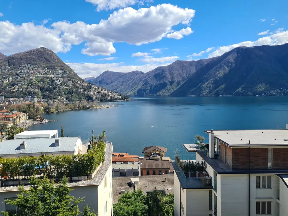 Vista lago mozzafiato...