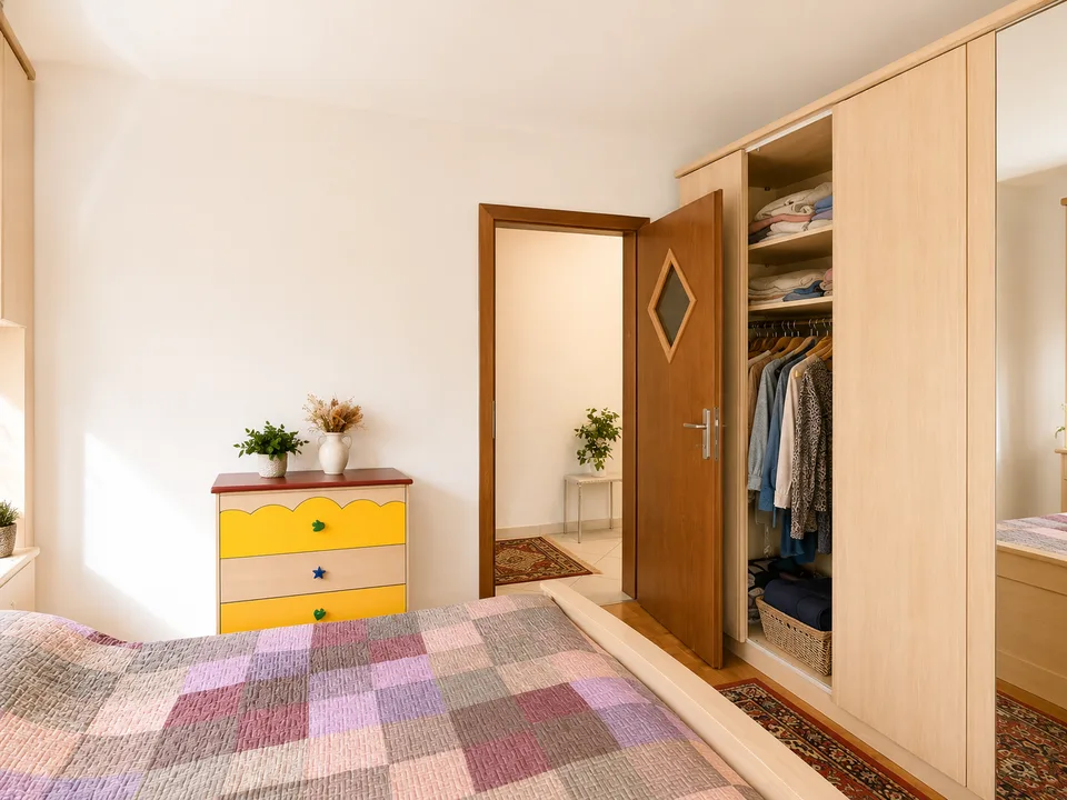 Wohnung mit 3.5 Zimmern und großem Garten in Davesco