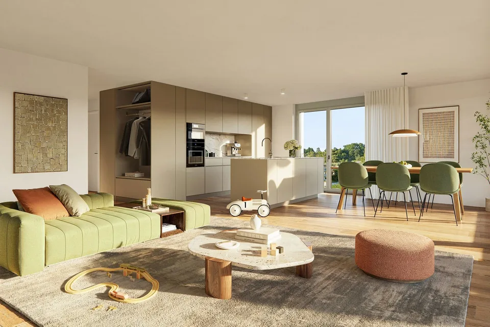 4.5-Zimmer-Gartenwohnung an privilegierter Hanglage