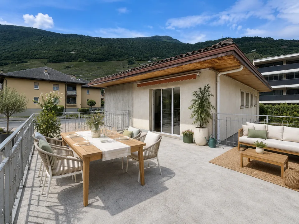 Maison individuelle avec possibilité d'activité indépendante et grande terrasse
