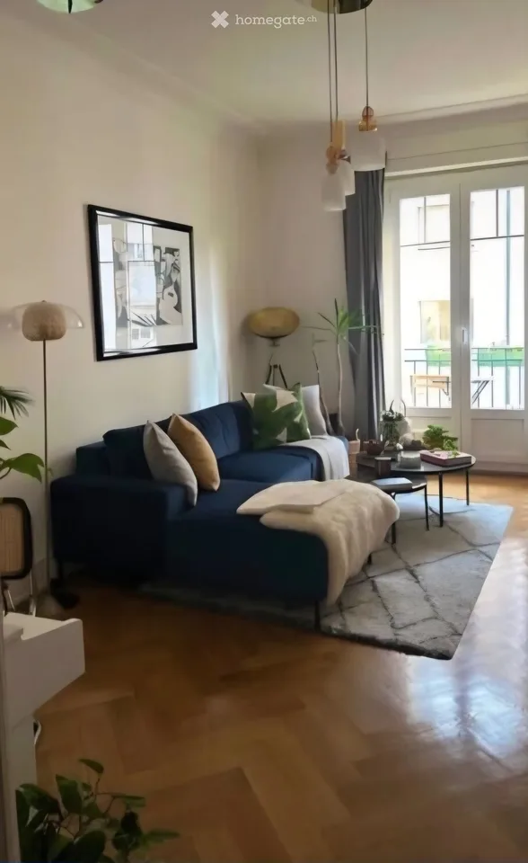 Charmant appartement de 3 pièces avec balcon à Genève
