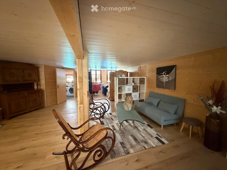 À louer  Loft meublé de 125 m² dans ferme rénovée