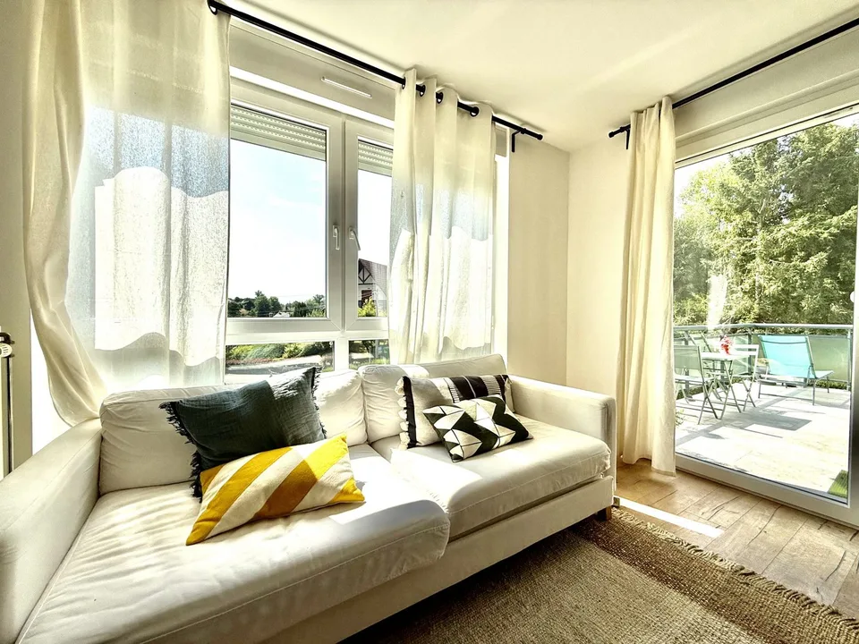 Außergewöhnliches Duplex im Grünen, mit Terrasse und ohne Gegenüber