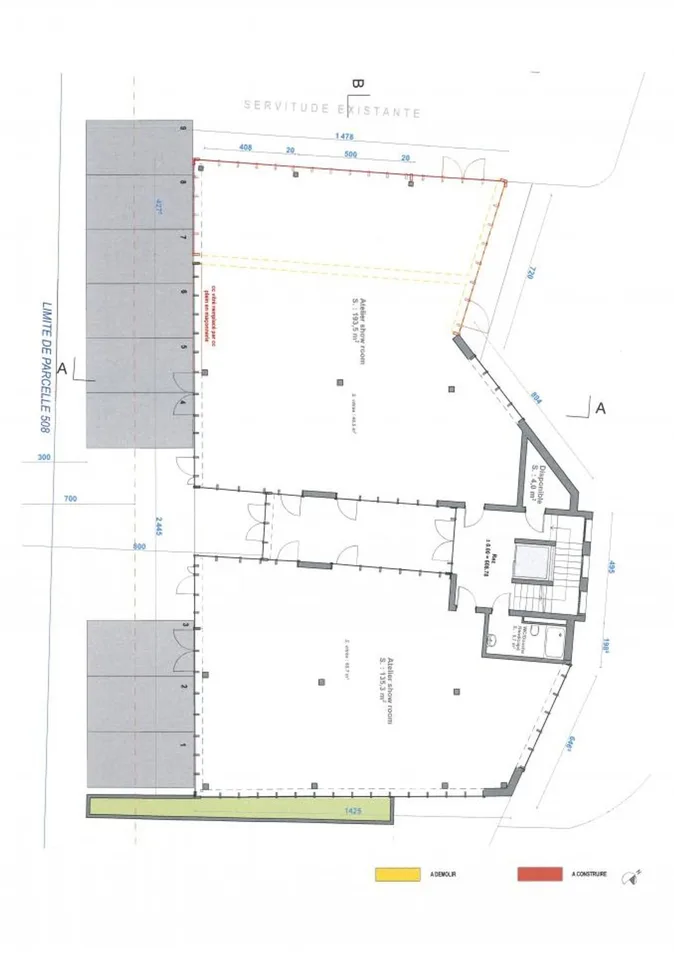 Atelier - dépôt au rez-de-chaussée dans la zone industrielle d'Echallens
