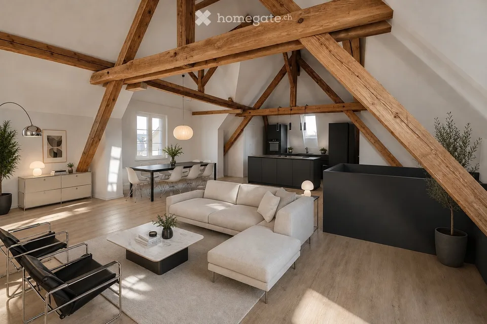 Duplex-/Maisonette-Wohnung in Boswil